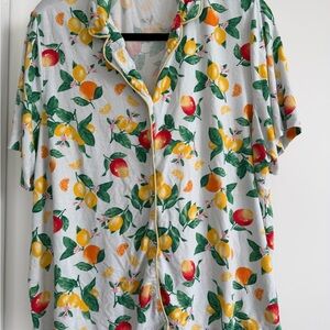 Old Navy Citrus Pajama Top